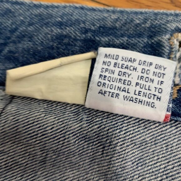 Vintage Calvin Klein Denim Jacket, Medium Wash, Made in USA, Womens SZ L - Picture 10 of 13